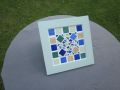 Vert d'eau & bleuet - 25 € - Dessous de plat