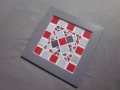 rouge & gris - 25 € - Dessous de plat