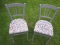 Couple chaises prune - 150 € - Sièges