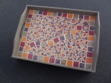 Violet orange noisette fushia - 69 € - Plateaux grand modèle