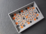 Gris & orange - 42/59 € - Plateau petit modèle
