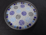 Bulles bleutées - 69 € - Plateaux ronds